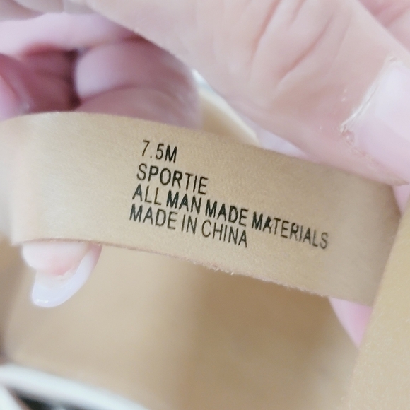 SEYCHELLES Sportie Tan Ankle Strap Sandal Size: 7.5M - Picture 9 of 10